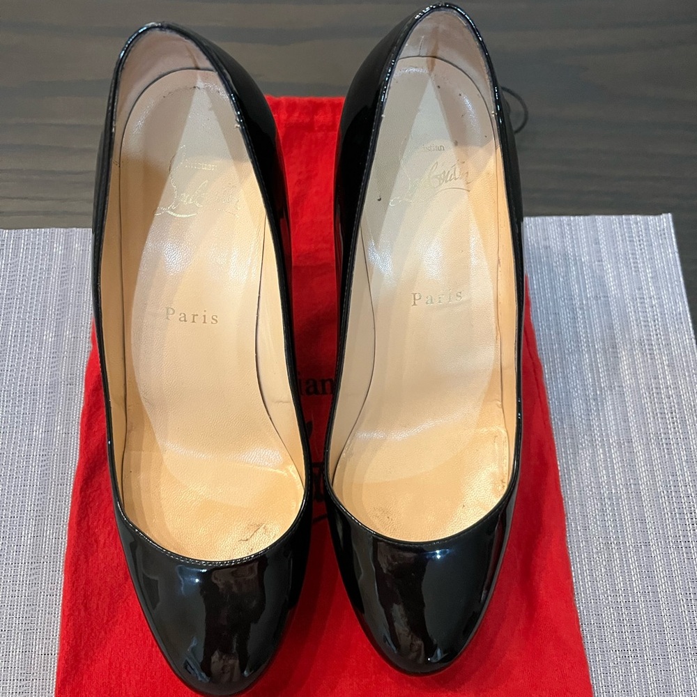 Christian Louboutin Bianca Patent Leather Heels